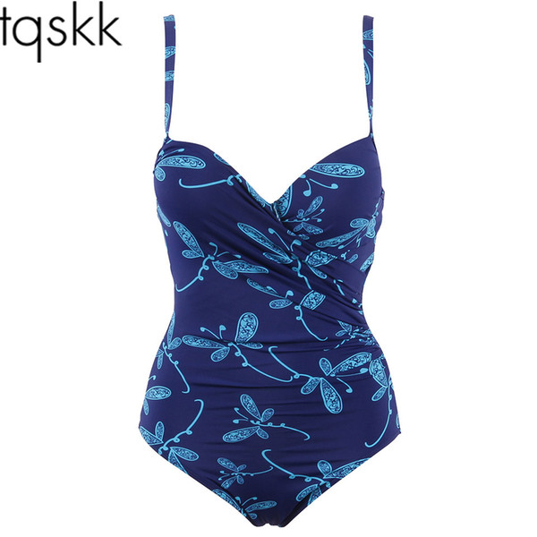 wholesale 2019 New Swimwear Women Swimsuits One Piece Swimsuit Female Summer Swim Beach Wear Bathing Suit Retro Monokini Dress