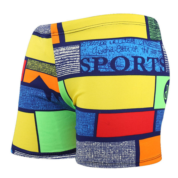 Men Swim Shorts Swimsuit Swimming Pool Trunks Briefs Multi Patterns Boxer Beach Surf Swimwear Bathing Suit Wear sunga Plus