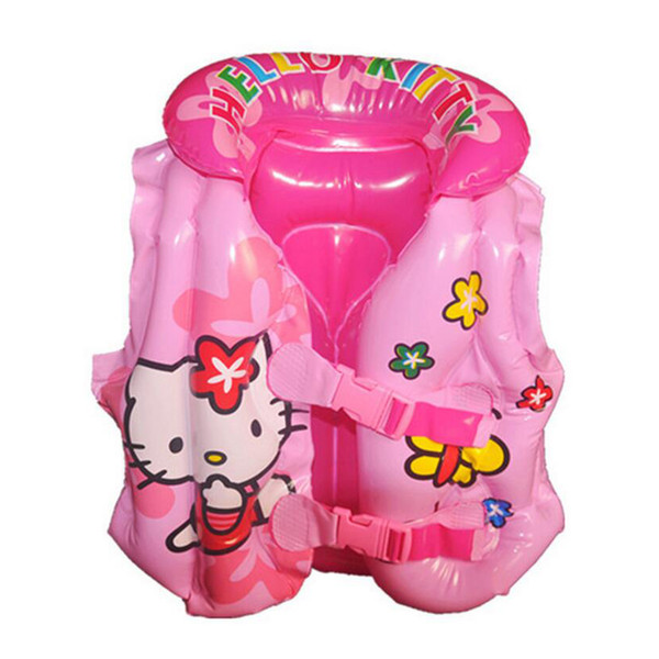 2-5 years Child Swim Vest Girl Inflatable Life Vest for Fishing Baby Floating Vest Swim Circle Ring Swimming Pool Accessories