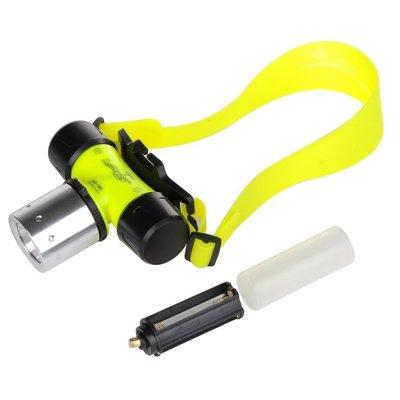 High quality Free shipping Underwater CREE XML T6 Headlamp LED Waterproof 20M Swimming Diving Headlight Dive Scuba Head Light Torch Lamp