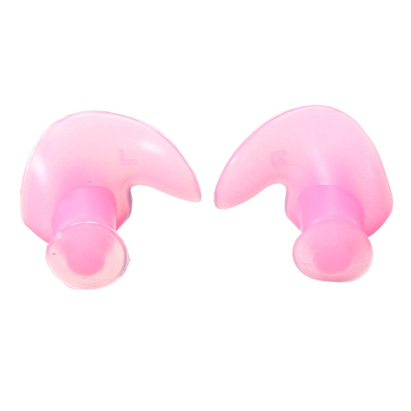 Wholesale-1 Pair Waterproof Swimming Professional Silicone Swim Earplugs for Adult Swimmers Children Diving Soft Protection Ear Plug+Box