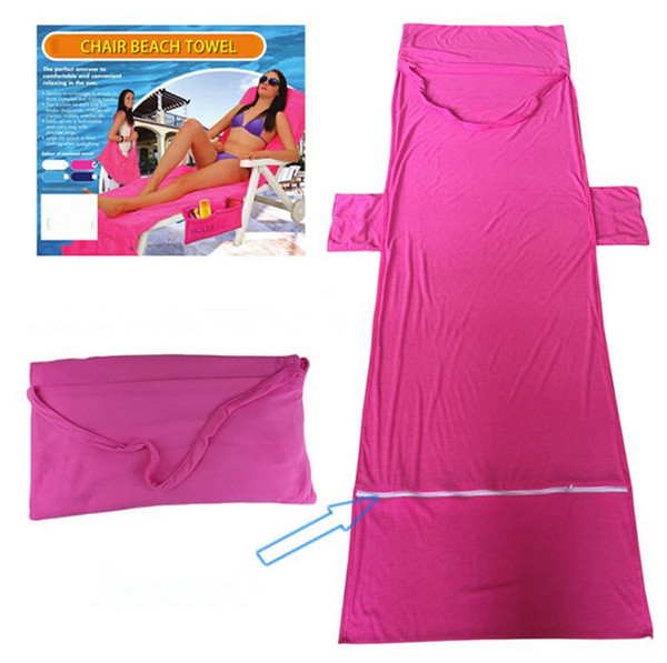 Swimming Towels Lounger Mate Beach Towel 73*210cm Microfiber Sunbath Lounger Bed Holiday Garden Beach Chair Cover Towels OOA4702