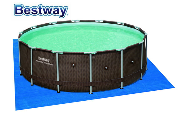 Wholesale- 58003 Bestway 4.88m*4.88m/16'x16' Ground Cloth forAbove Ground Swimming Pool to Yrotect Your Pool from Damage