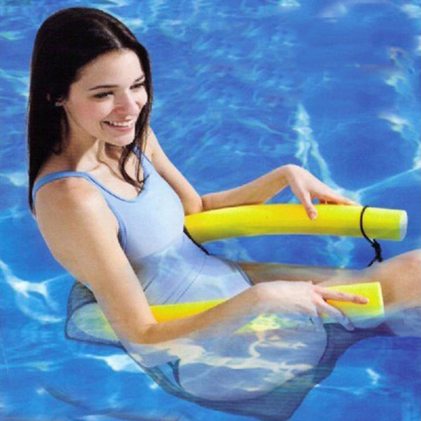 2017 New Novelty Bright Color Pool Floating Chair Swimming Pool Seats Amazing Floating Bed Chair Pool Noodle Chair Wholesale