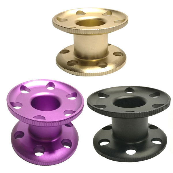Compact Aluminum Scuba Diving Finger Spool Dive Reel Guide Line Spool Blank Reel Technical Wreck Dive Snorkeling Equipment