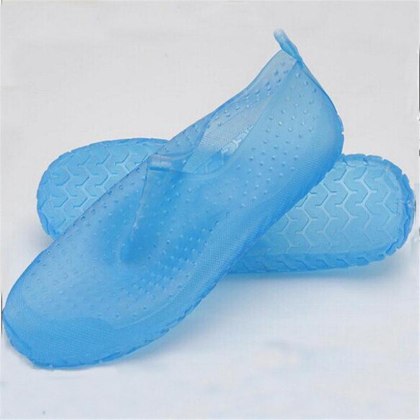 Wholesale- 1 Pair Soft PVC Breathable Sandals Slippers Wading Diving Shoes Swimming Shoes For Men And Women Blue Color 39, 40, 41, 42