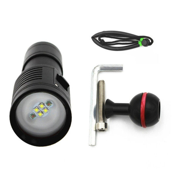 Waterproof Underwater shooting Photography Fill Light Diving Light LED  Scuba Torch Bright Video Diving Tool