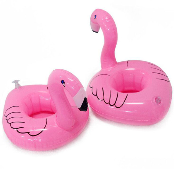Flamingos Inflatable Drink Holders Floating Toy For Pool Party Bath Drinking Cup Seat Boat Swimming Inflatable Float Toy