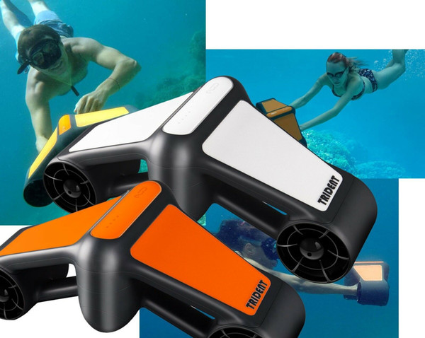 Geneinno Trident Sea Scooter 600W 50M Underwater Scooter Snorkeling Scuba Diving Propeller Accelerator Swimming Booster with Gopro Mount