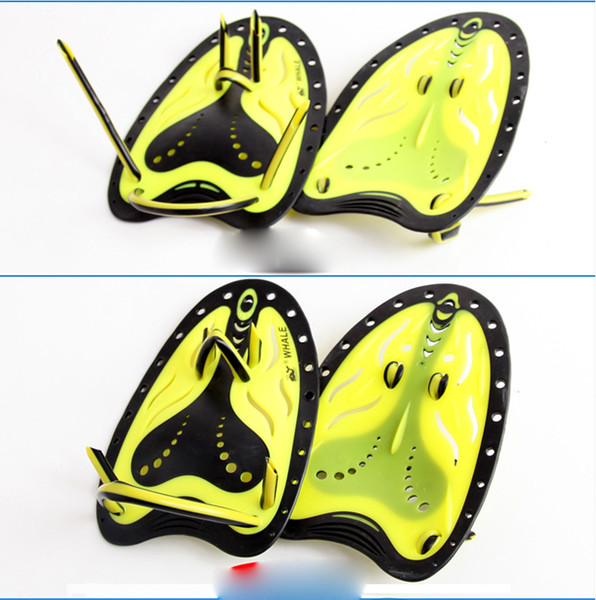 Professional Swim Fins Paddles Training Adjustable Silicone swiming Hand Webbed Gloves Beginner Fins Flippers For Adult Kids Learn Gear