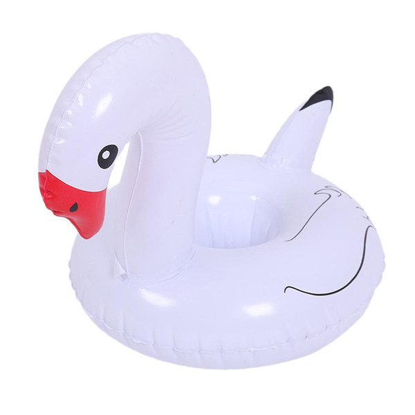 Unisex Casual Animal Shape Inflatable Water 30g Cup Holder Black, Pink, White Swimming