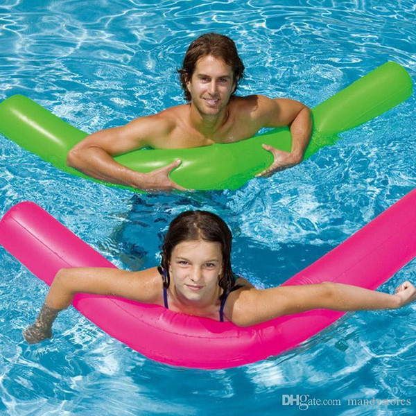 Wholesale- 2 P Swimming Pool Noodle PVC Hollow 178 cm*28cm For Beach Swimming Floating Chair Summer Water Sports Pool Toy Games Diy Crafts