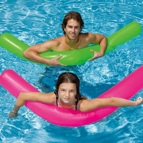 Wholesale- 2 P Swimming Pool Noodle PVC Hollow 178 cm*28cm For Beach Swimming Floating Chair Summer Water Sports Pool Toy Games Diy Crafts