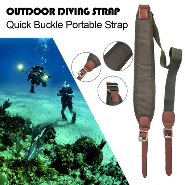 Outdoor Diving Strap Quick Buckle Portable Strap Sling Widen Shoulder Pad Adjustable Length