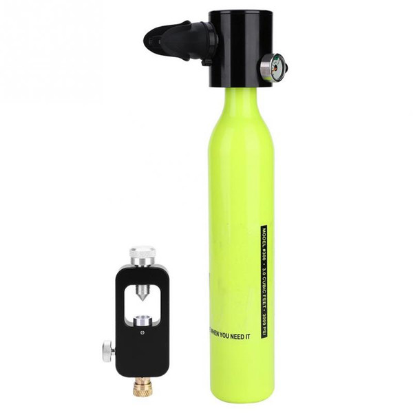Portable Scuba Diving Oxygen Cylinder Set Swimming Underwater Breathe Scuba Tank Refill Adapter Diving Equipment