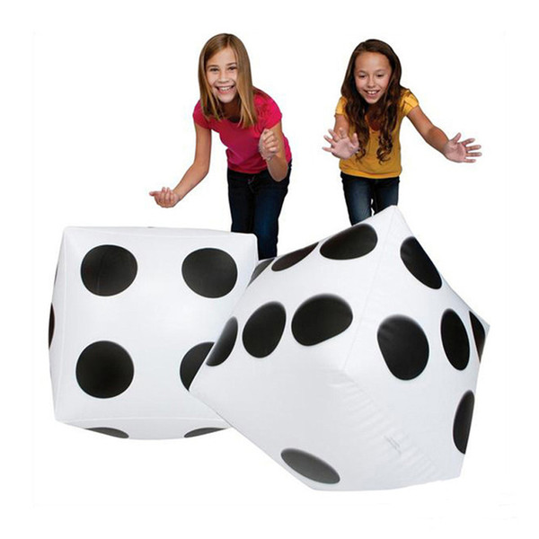 2pcs/lot Inflatable Cubes Dot Dice Pool Beach Water Toys Party Supply Outdoor Activities Kids Children Swimming Pool Accessories
