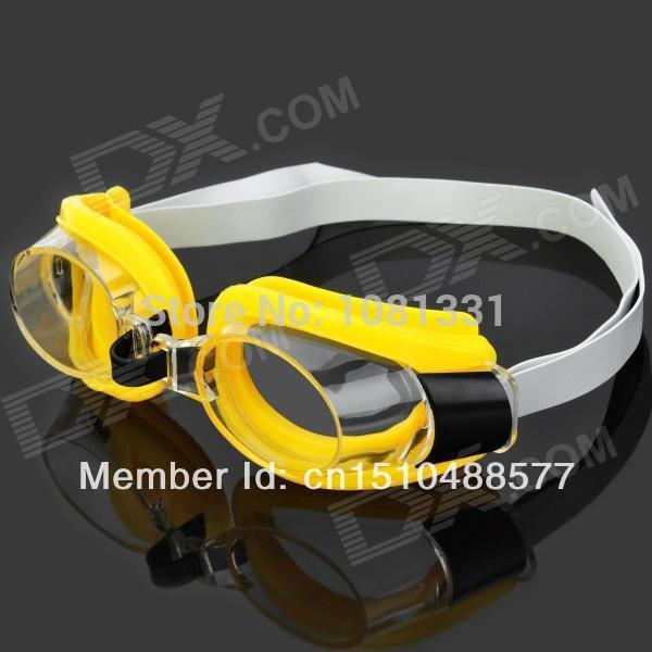 3-in-1 Standard Wide View Swim Goggles Set - Yellow