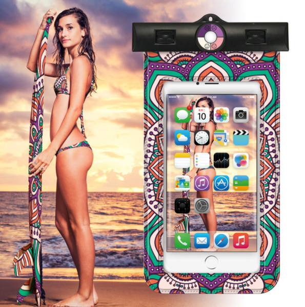 2018 Beautiful girl dedicated, goddess mobile phone bag, sun - proof mobile phone waterproof bag ultraviolet cell phone waterproof bag.