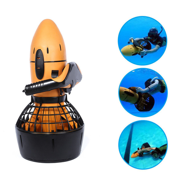 300W 99Ft Sea Scooter Underwater Scooter Snorkeling Scuba Diving Propeller Accelerator Dual Speed Swimming Booster