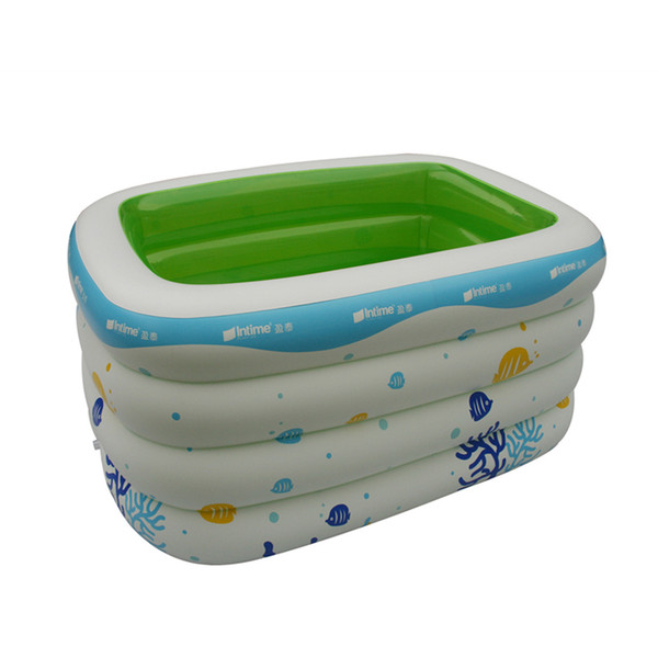 New Printed Inflatable Swimming Pool Bathtub Babys Piscine Children Havuz Paddling Pool PVC Piscina Size 143*105*75CM