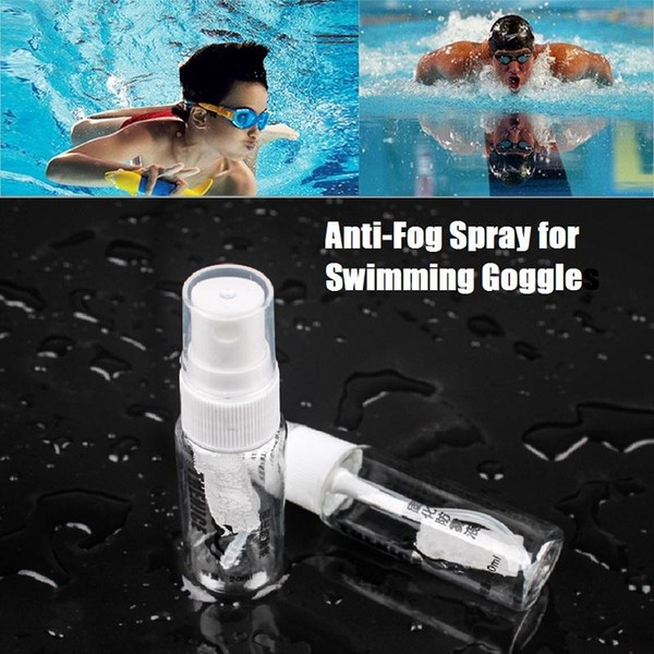 Wholesale- Portable Adult Anti-Fog Spray Empty Box for Swim Goggles Mask Lens Cleaner Swimming Sports Glasses Accessories