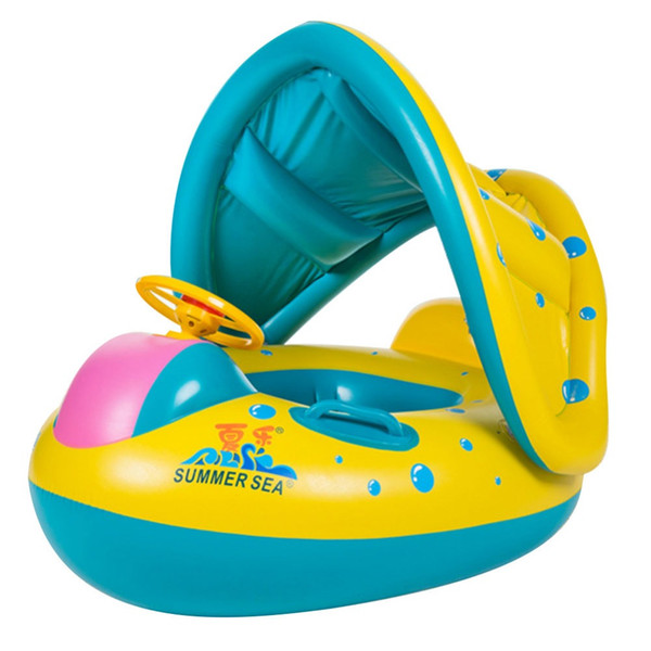 Baby Kids Summer Safety Swimming Ring Inflatable Swan Swim Float Water Fun Pool Toys Swim Ring Seat Boat Water Sport