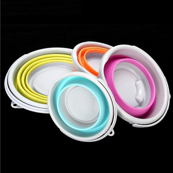 Round/Square Folding Bucket Thick, Silicone Buckets, Barrels Of Fish, Bait Buckets, Car Wash Bucket outdoor Climbing Accessories