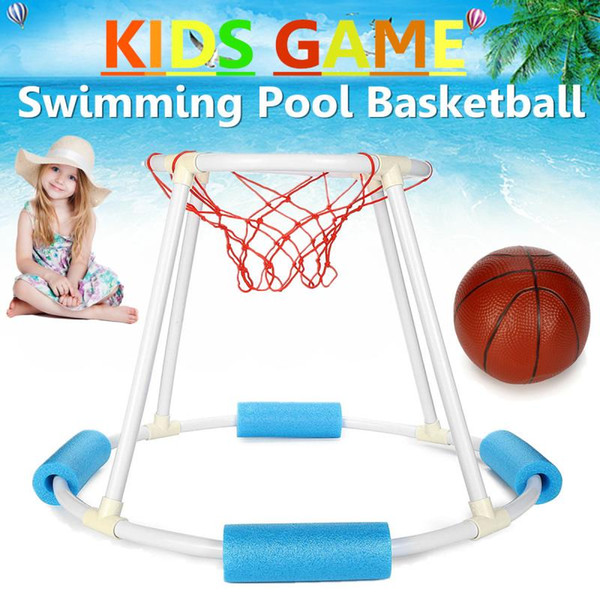 Multi-function Inflatable Water Basketball With Ball Swimming Pool Beach Fun Kit ABS Safe Nontoxic Foam?Pad?Edge Pool?Party