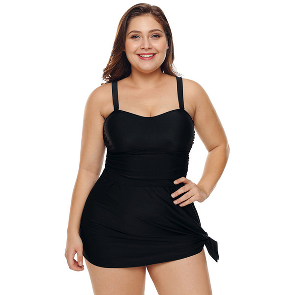 New Fashion Sexy Swimsuit Female New Suit Loose Plus Large Size Skirt Thin Split Swimsuit jooyoo