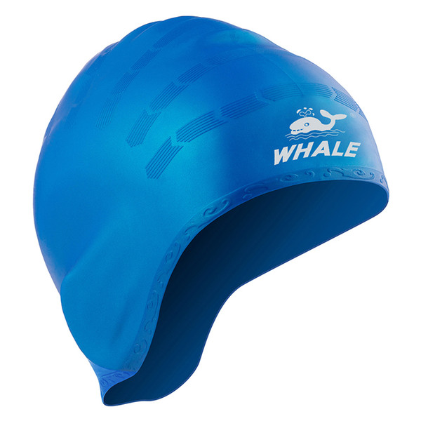New Arrival Men and Women Silicone Swimming Caps Ear Protection Waterproof Swimming Cap Six Colors