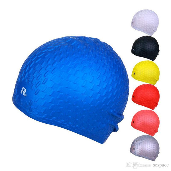 Wholesale- Gojoy Men Swimming caps Silicone Waterproof Swimming hat Summer particle piscine swim cap gorras natacion Wholesale