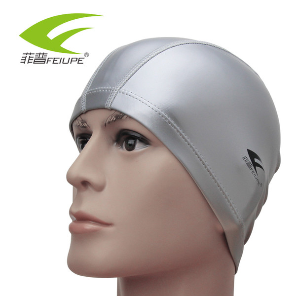 NEW FEIUPE CAP113 Free size Waterproof Protect Ears Long Hair Pool Swimming Cap Hat Women Men Adults Water Sports order<$18no track