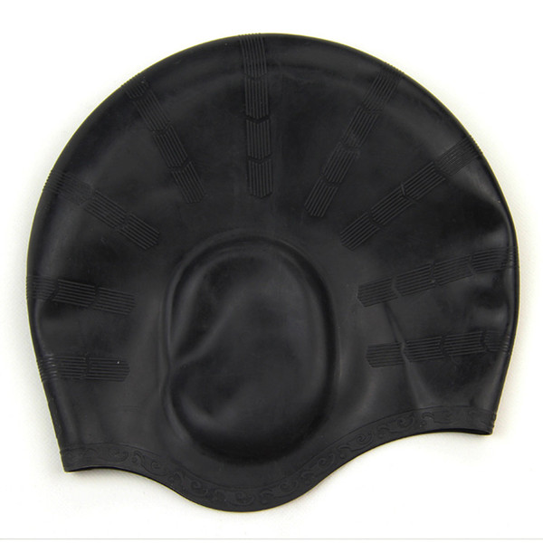 Stylish Sporty Silicone Swimming Swim Cap Bathing Hat Swimwear New
