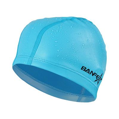 New PU Swimming Cap For Women Swim Pool Beach Protect Ears Hair Bathing Hat For Boys Girls Long Hair Lady Swim Cap Men