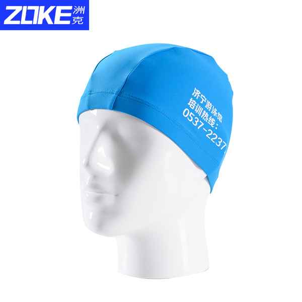 Zoke 2017 Waterproof swimming cap to protect the ears long hair swimming pool sports cap
