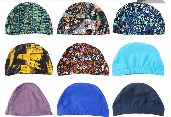 2017 High-quality Multi colour Boys and girls swimming caps children Protect Ears comfortable Swim Pool Shower cap 11 colors Wholesale