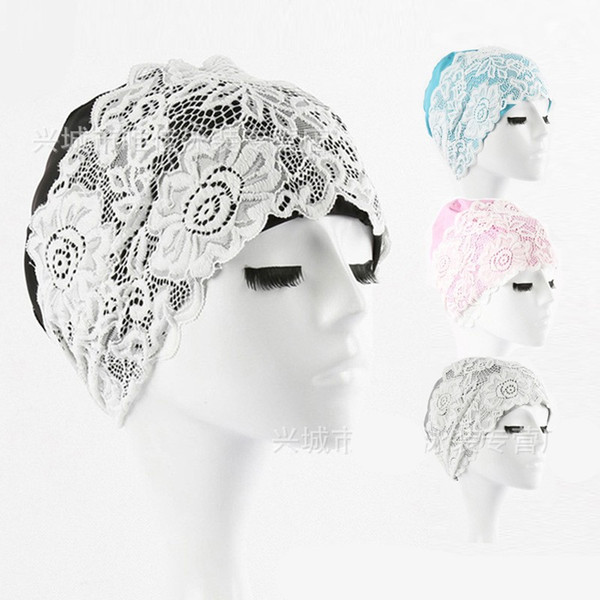 Fashion New Bathing Hat Women Enlarge Waterproof Designer Lace Beach Swimming Caps Outdoor Water Sports Equipment Hot Sale 11dh Ww