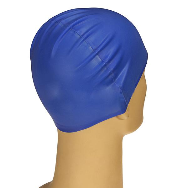 Silicone Unisex Men Women Adults Swimming Pool Swim Cap Hat Protect Waterproof