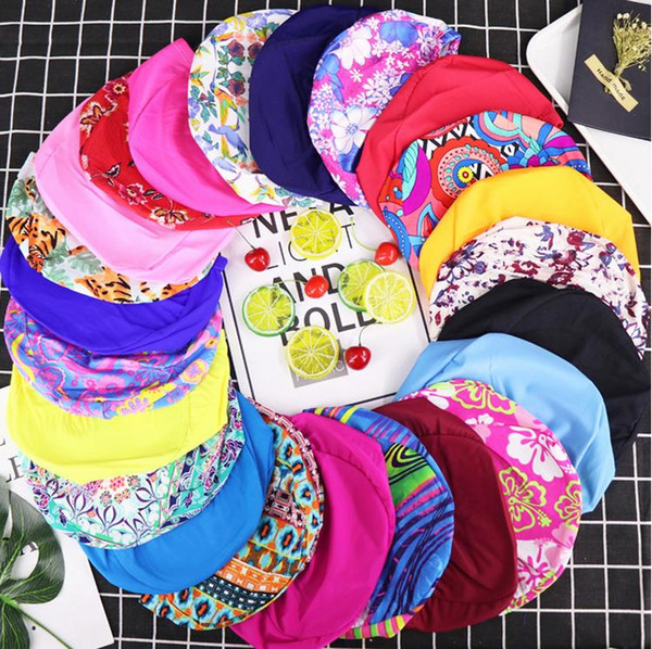 Hopeforth Mixed colors Ladies Men &Womens Swimming Caps Swimming Hat Swim Bathing Turban woman Swimming Caps