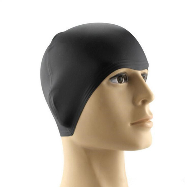 Silicone Earflaps Swimming Cap Elastic Swimming Caps Unisex Swimg Hats for Men and Woman Christmas Gifts 001