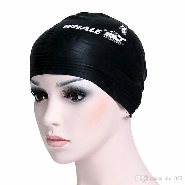 Wholesale 2017 Adult Swimming Cap Surf Hat Protect Ears Swim Pool Shower Cap Unisex Swim Cap Free Shipping
