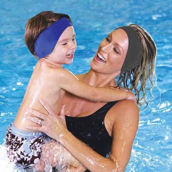 Swimming Ear Protector Bathing Head Band Ear Guard Waterproof Wetsuit Adjustable Head Bands Water Sport Swimming Headband for Adults