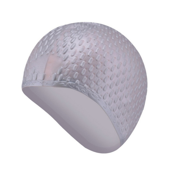 Men Women Silicone Rubber Swimming Cap 3D Ergonomic Design Ear Pockets For Adult Waterproof Swim Caps Hat Swimming Accessories