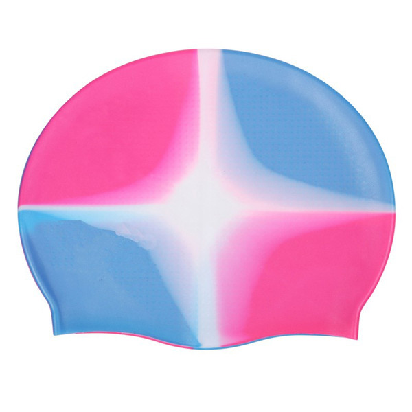 Adult Silicone Swim Caps Ear Protect Rubber Swimming Waterproof Hat Swim Cover Accessories