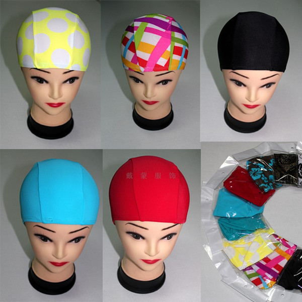 2017 High-quality Women men Adult Waterproof Multi colour swimming caps Protect Ears comfortable Swim Pool Shower cap Wholesale