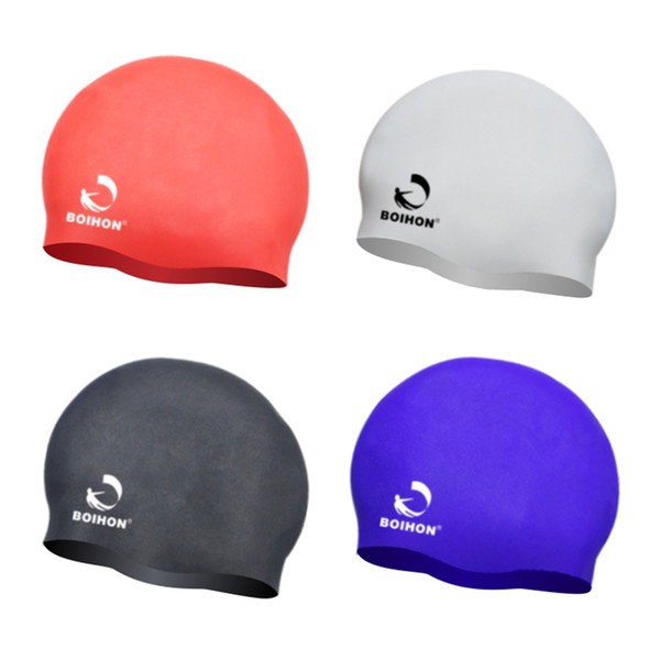 NEW Waterproof Elastic Swimming Cap Hair Care Protect Ears Swimming Hat Men Women Adult Silicone Ultra Stretch Swim Pool Hat
