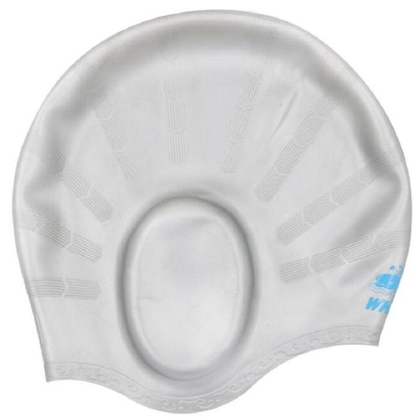 100% Silicone Free Size Waterproof Protect Ears Sports Siwm Pool Swimming Cap Hat For Men Women Adults Free Shipping