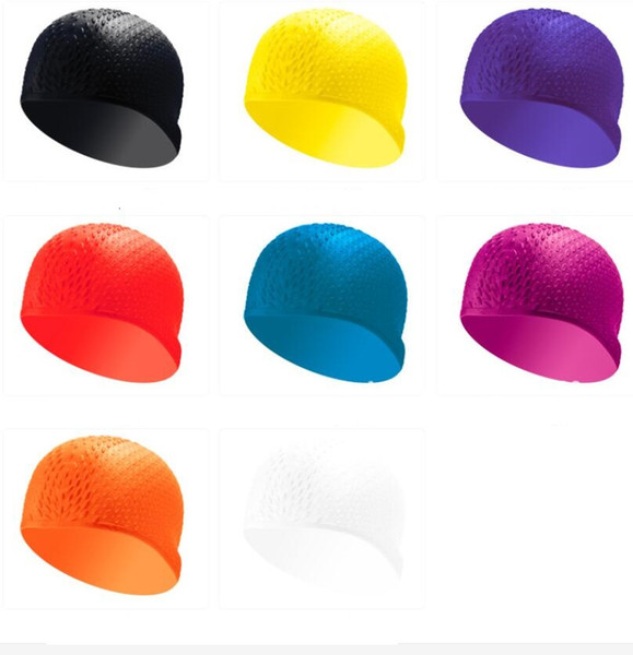 Wholesale swim pool caps Durable Stylish Sporty Latex Swimming hat flexibility sport Swim Cap Bathing Hat adult swim pool caps