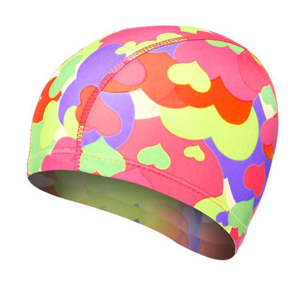 Wholesale- Adult Men Women Elastic Waterproof Swimming Caps Protect Ears Soft Bathing Hat