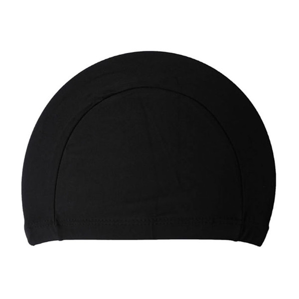 Unisex Hydrodynamic Design Nylon Swimming Cap Swimming Hat Pure Color Swimming Cap Children Kids New